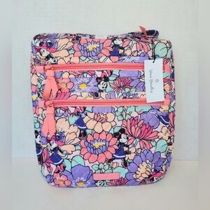 Disney Vera Bradley "Minnie's Garden Party" Triple Zip Hipster  RETIRED  NWT